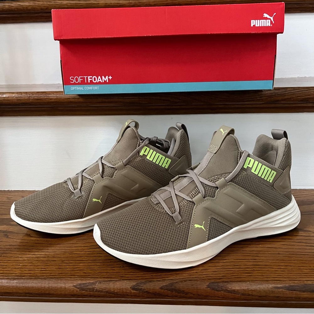 PUMA Men's Contempt Demi Training Shoes / Oak Branch Fizzy Apple NWT BOX